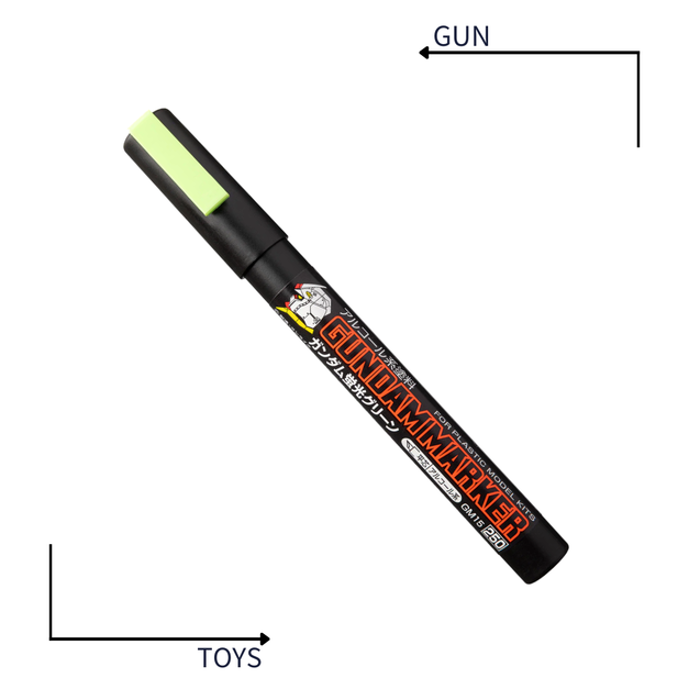 《GTS》模型工具 GUNZE 郡氏 GSI 鋼彈麥克筆 GM15 螢光綠 505894