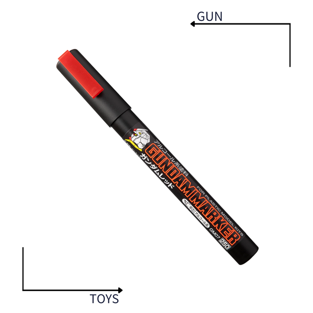 《GTS》模型工具 GUNZE 郡氏 GSI 鋼彈麥克筆 GM07 紅色 505818