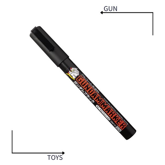 《GTS》模型工具 GUNZE 郡氏 GSI 鋼彈麥克筆 GM10 黑色 505849