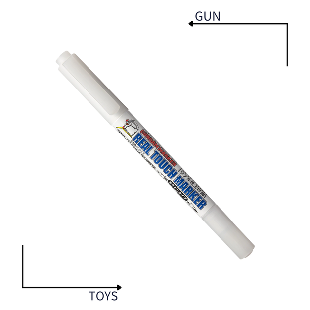 《GTS》模型工具 GUNZE 郡氏 GSI 鋼彈麥克筆 GM400 水性漆專用 雙頭消拭筆 506921