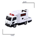 《GTS》TOMICA 多美小汽車 白盒 新車貼 NO.28 五十鈴 SIGN CAR 警視廳移動號誌車 799351_1