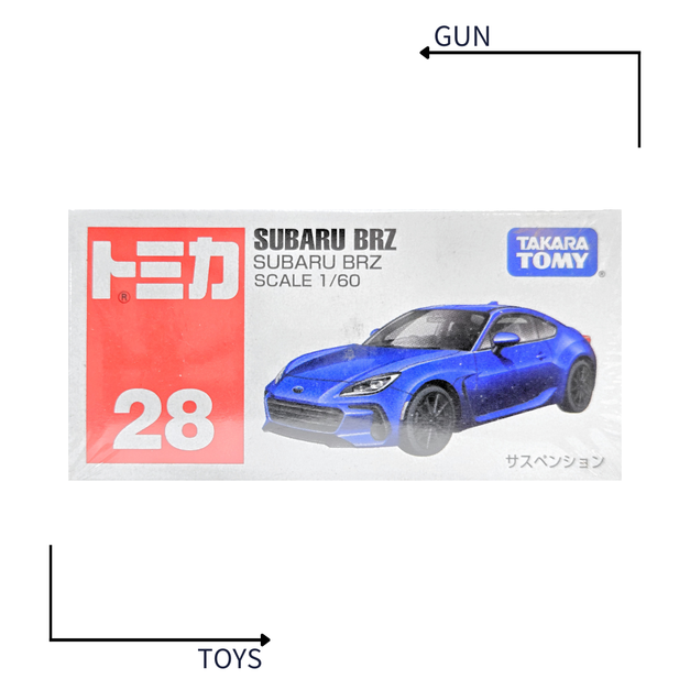 《GTS》TOMICA 多美小汽車 白盒 NO.28 速霸陸 subaru BRZ 175360
