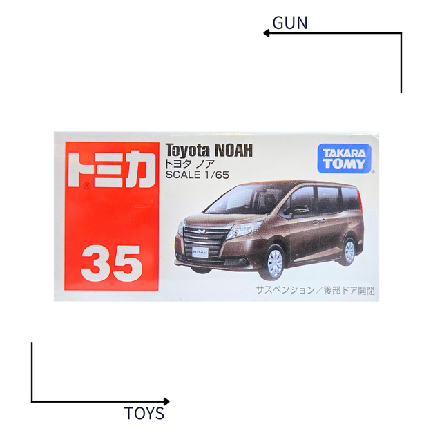 《GTS》TOMICA 多美小汽車 白盒 NO.35 豐田 TOYOTA NOAH 801191