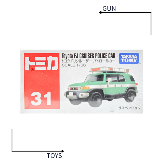 《GTS》TOMICA 多美小汽車 白盒 NO.31 豐田 FJ CRUISER 山岳救助隊 警車 824831