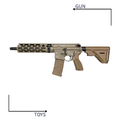 《GTS》GHK Umarex 授權刻字 HK416A5 GBB 瓦斯 長槍 FDE 沙色