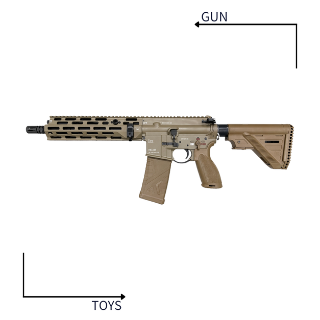 《GTS》GHK Umarex 授權刻字 HK416A5 GBB 瓦斯 長槍 FDE 沙色