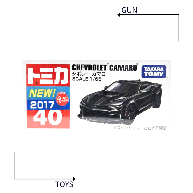 《GTS》TOMICA 多美小汽車 白盒 新車貼 NO.40 雪佛蘭 CAMARO 879831