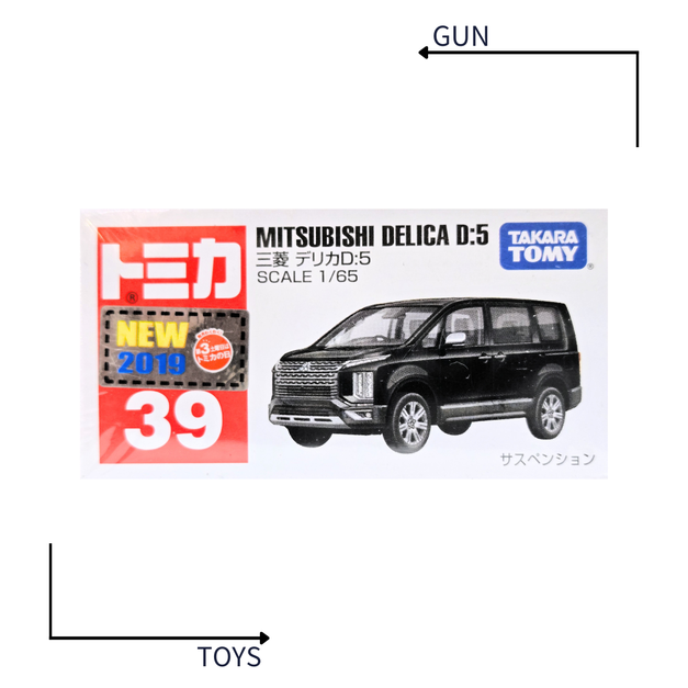 《GTS》TOMICA 多美小汽車 白盒 新車貼 NO.39 三菱 得利卡 DELICA D:5 798590