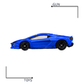 《GTS》TOMICA 多美小汽車 白盒 新車貼 NO.43 藍寶堅尼 Temerario 初回+一般 950806_3