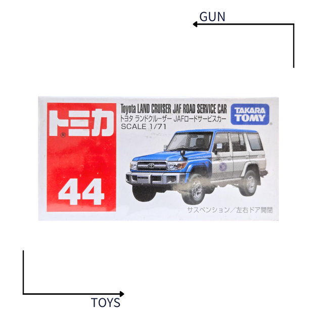 《GTS》TOMICA 多美小汽車 白盒 NO.42 豐田 LAND CRUISER JAF 879879