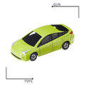 《GTS》TOMICA 多美小汽車 白盒 新車貼 NO.50 豐田 Toyota PRIUS 初回 860105_1
