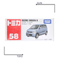 《GTS》TOMICA 多美小汽車 白盒 NO.58 鈴木 SUZUKI WAGON R 333395