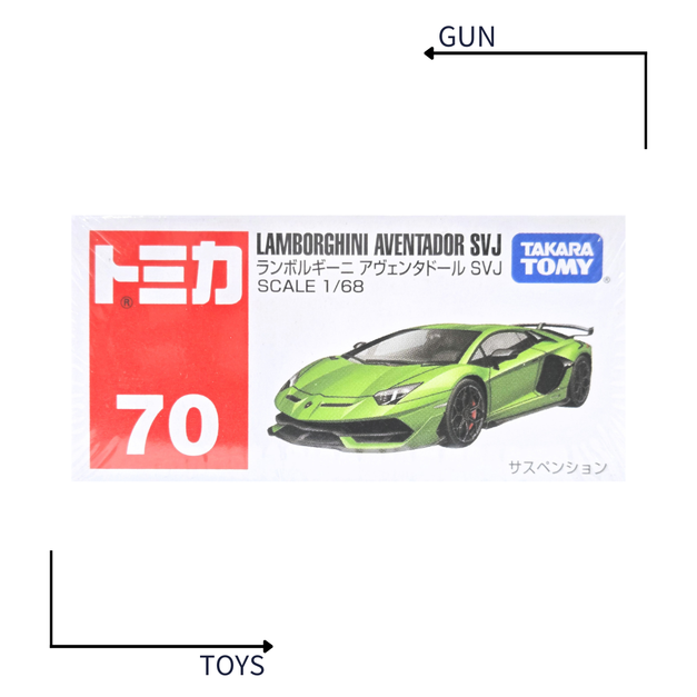 《GTS》TOMICA 多美小汽車 白盒 NO.70 藍寶堅尼 Aventador SVJ 132134