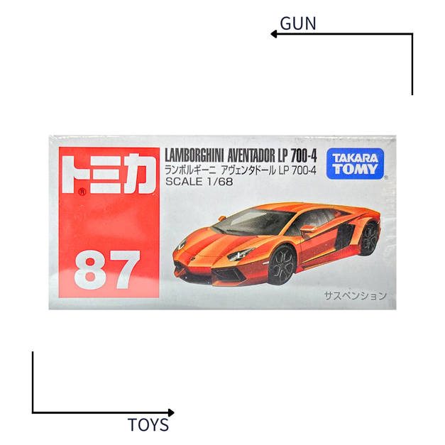 《GTS》TOMICA 多美小汽車 白盒 NO.87 藍寶堅尼 LP 700-4 439103