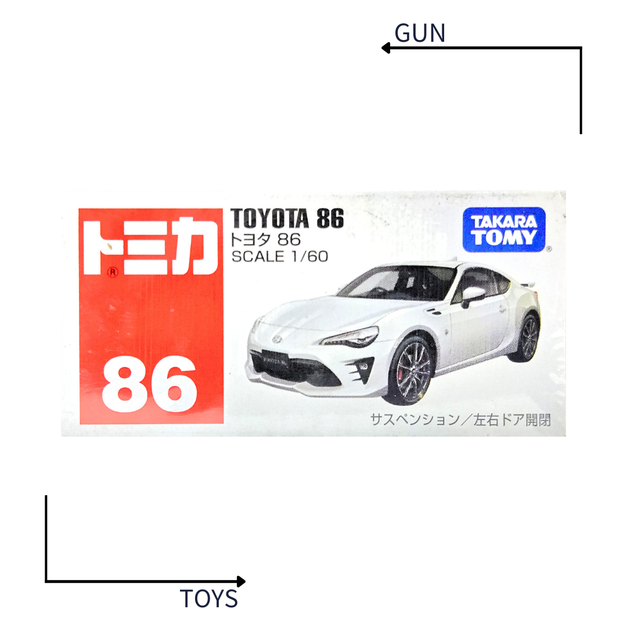 《GTS》TOMICA 多美小汽車 白盒 NO.86 豐田 Toyota 86 859833