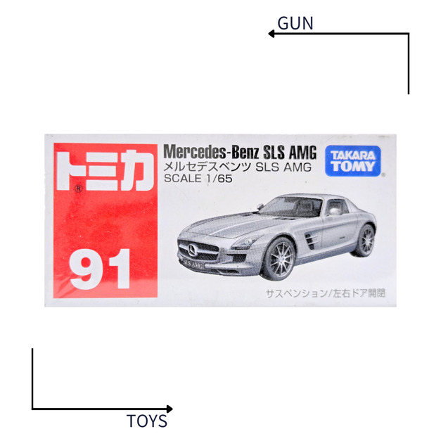 《GTS》TOMICA 多美小汽車 白盒 NO.91 賓士 SLS AMG 397601