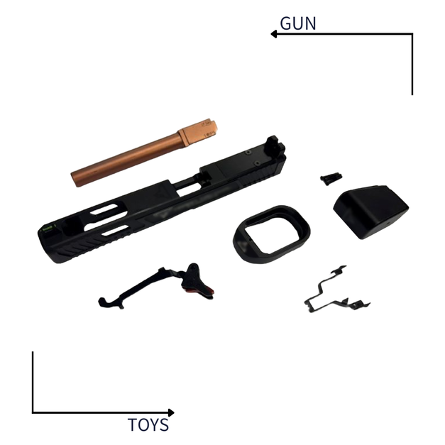 《GTS》謎版 TTI 樣式 G34 Gen5 MOS 套件組 鋁合金 滑套 外管 for VFC MOS
