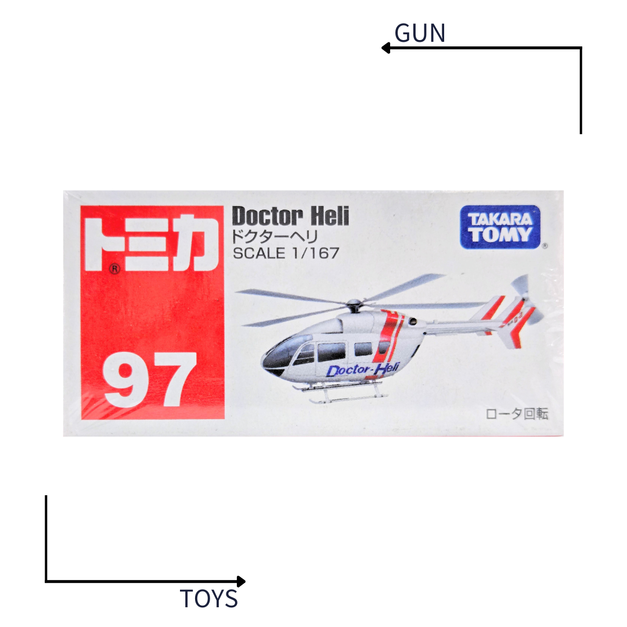 《GTS》TOMICA 多美小汽車 白盒 NO.97 醫療直升機 Doctor Heli 801139