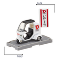 《GTS》TOMICA 多美小汽車 白盒 新車貼 NO.99 本田 PIZZA-LA 三輪機車 102762_1
