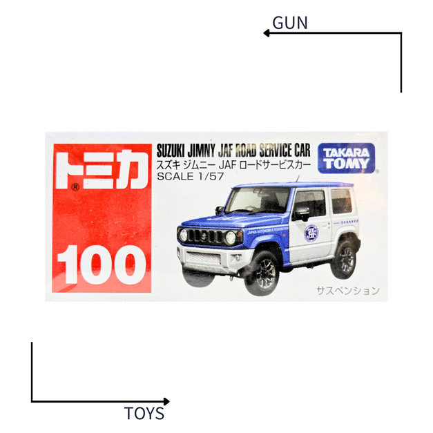 《GTS》TOMICA 多美小汽車 白盒 NO.100 鈴木 suzuki JIMMY JAF 175551