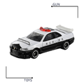 《GTS》TOMICA 多美小汽車 白盒 NO.01 日產 SKYKINE GT-R BNR34 警車 174868_1