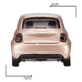 《GTS》TOMICA 多美小汽車 白盒 新車貼 NO.16 Fiat 500e 飛雅特 173816_4