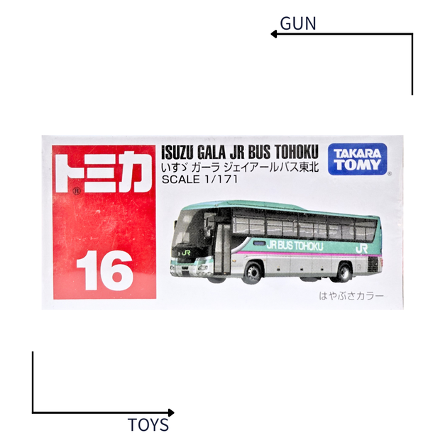 《GTS》TOMICA 多美小汽車 白盒 NO.16 五十鈴 Isuzu Gala JR巴士 東北 438922
