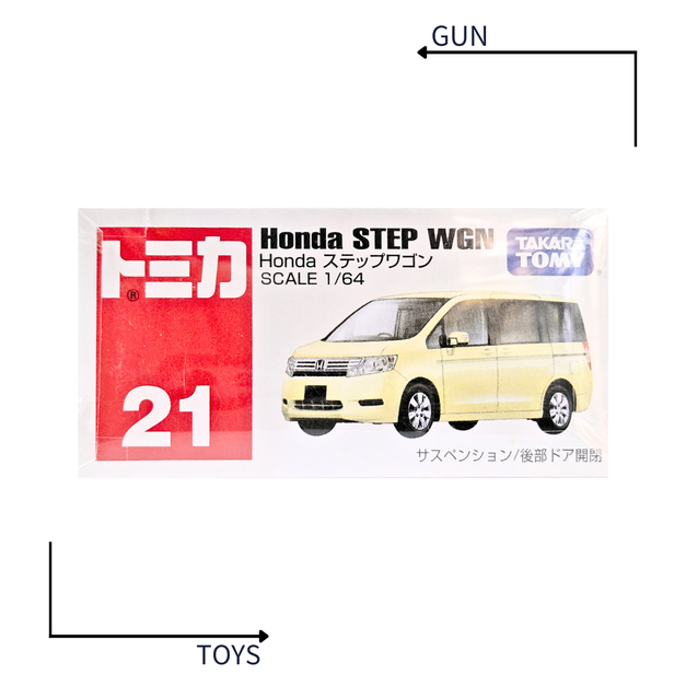 《GTS》TOMICA 多美小汽車 白盒 NO.21 本田 Honda STEP WGN 359432