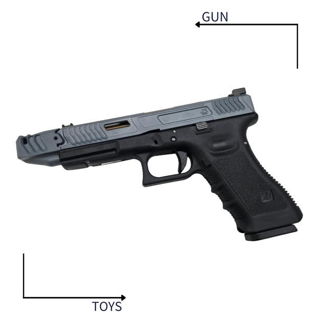 《GTS》WE G17 A版 SAT GLOCK LKT G17 鋼滑套/外管/鋁抑制器 套件成槍 GBB 瓦斯 短槍