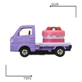 《GTS》TOMICA 多美小汽車 白盒 新車貼 NO.23 速霸陸 Sambar 蛋糕 卡車 228431_5