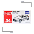 《GTS》TOMICA 多美小汽車 白盒 NO.34 豐田 Toyota AQUA 193883