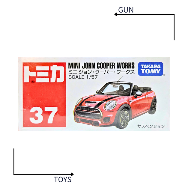 《GTS》TOMICA 多美小汽車 白盒 NO.37 Mini John Cooper Works 879411