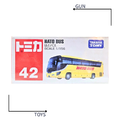 《GTS》TOMICA 多美小汽車 白盒 NO.42 HATO BUS 哈多巴士 785415