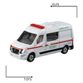《GTS》TOMICA 多美小汽車 白盒 新車貼 NO.44 日產 NISSAN NV400 EV 救護車 158547_1