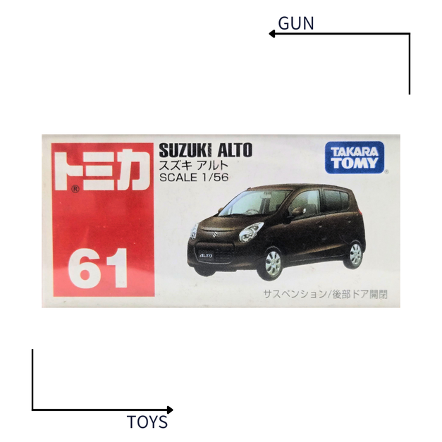 《GTS》TOMICA 多美小汽車 白盒 NO.61 鈴木 SUZUKI ALTO 359579