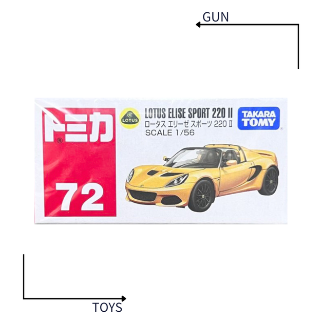 《GTS》TOMICA 多美小汽車 白盒 NO.72 蓮花 ELISE SPORT 220 II 175629