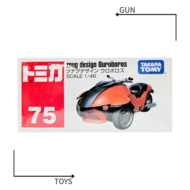 《GTS》TOMICA 多美小汽車 白盒 NO.75 ZNUG DESIGN OUROBOROS 三輪車 392255