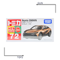 《GTS》TOMICA 多美小汽車 白盒 新車貼 NO.72 豐田 皇冠 Toyota Crown 228356