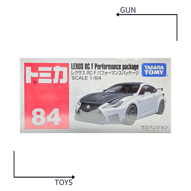 《GTS》TOMICA 多美小汽車 白盒 NO.84 Lexus RC F 156666