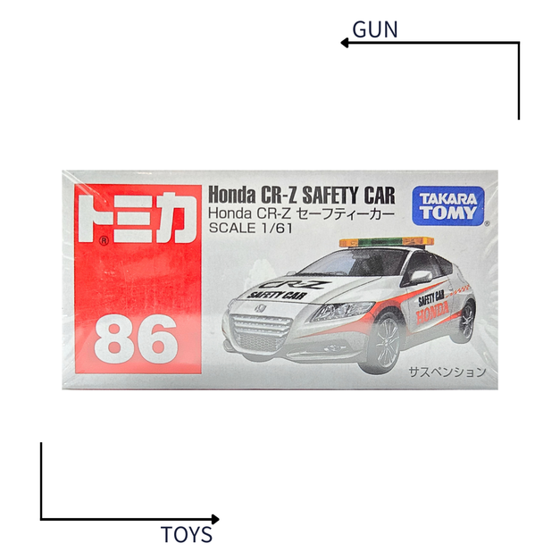 《GTS》TOMICA 多美小汽車 白盒 NO.86 本田 Honda CR-Z 安全車 801238