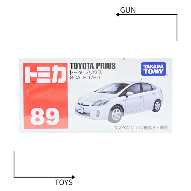 《GTS》TOMICA 多美小汽車 白盒 NO.89 豐田 TOYOTA PRIUS 333814