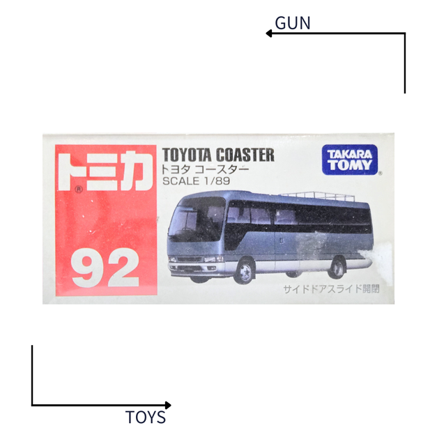 《GTS》TOMICA 多美小汽車 白盒 NO.92 豐田 TOYOTA  Coaster 巴士 小巴 716488