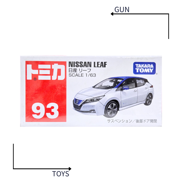 《GTS》TOMICA 多美小汽車 白盒 NO.93 日產 Nissan LEAF 879732