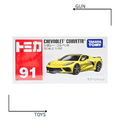 《GTS》TOMICA 多美小汽車 白盒 NO.91 雪佛蘭 Corvette 克爾維特 188063