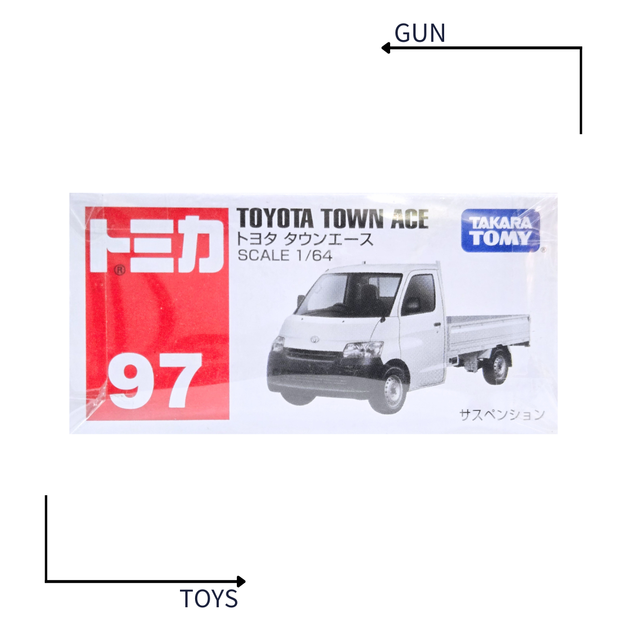 《GTS》TOMICA 多美小汽車 白盒 NO.97 豐田 Toyota Town Ace 333784