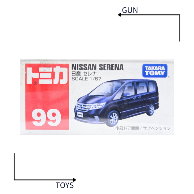 《GTS》TOMICA 多美小汽車 白盒 NO.99 日產 Nissan SERENA 359685