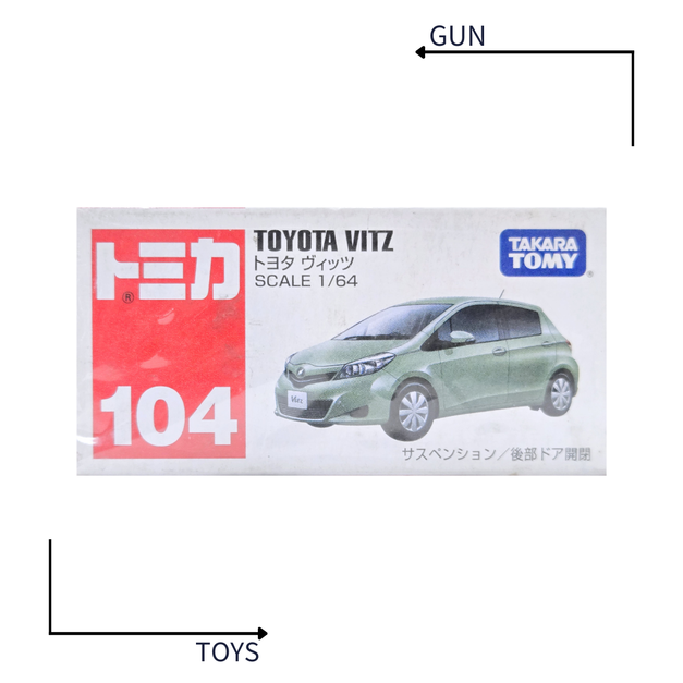 《GTS》TOMICA 多美小汽車 白盒 NO.103 豐田 Toyota VITZ 392507