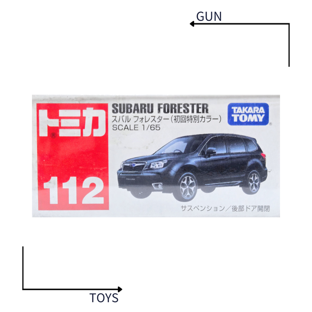 《GTS》TOMICA 多美小汽車 白盒 NO.112 速霸魯 Forester 初回 471035