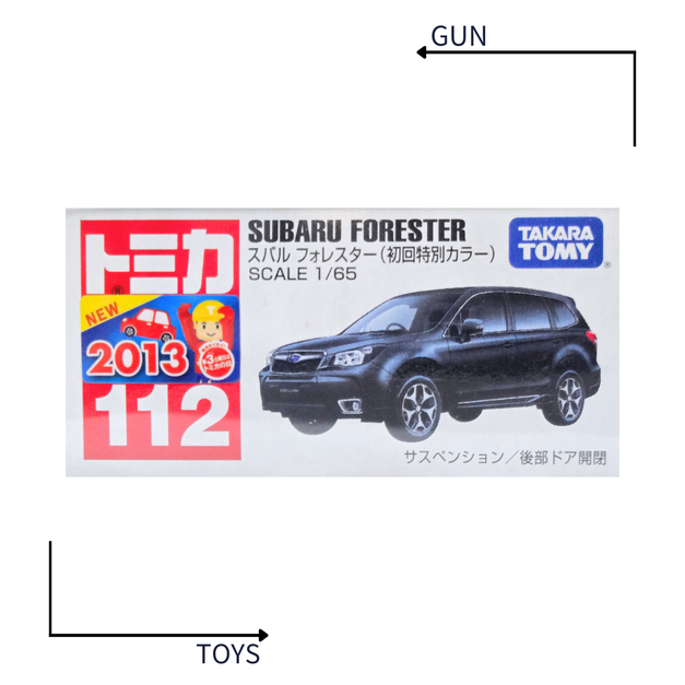 《GTS》TOMICA 多美小汽車 白盒 新車貼 NO.112 速霸魯 Forester 初回 471035