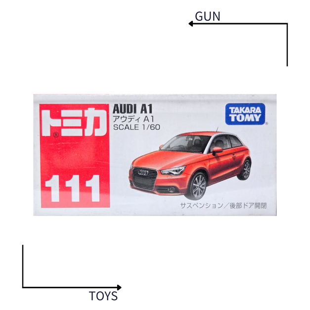 《GTS》TOMICA 多美小汽車 白盒 NO.111 奧迪 AUDI A1 438779